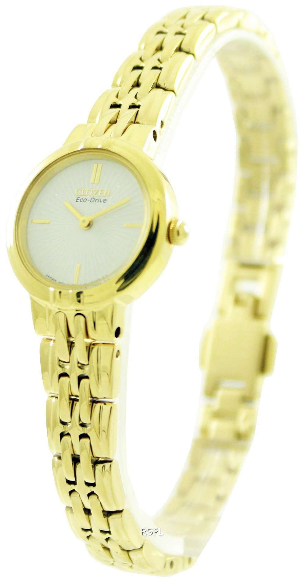 Citizen Eco-Drive Silhouette Gold Tone EX1092-57A Women's Watch