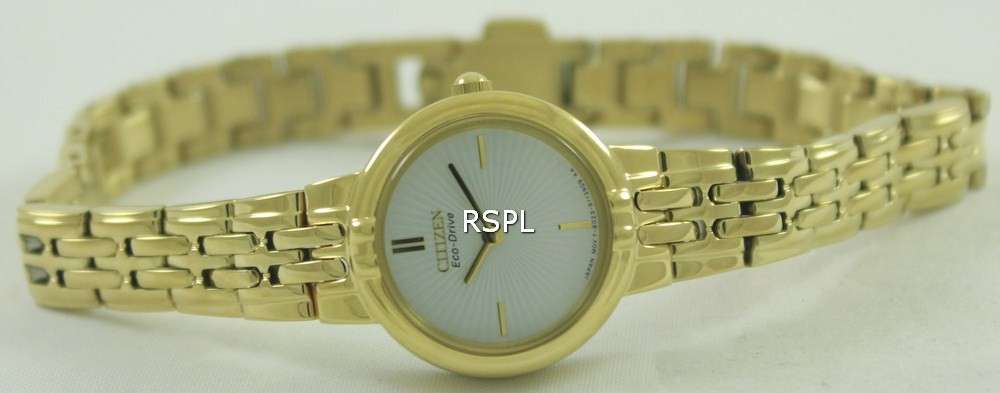 Citizen Eco-Drive Silhouette Gold Tone EX1092-57A Women's Watch