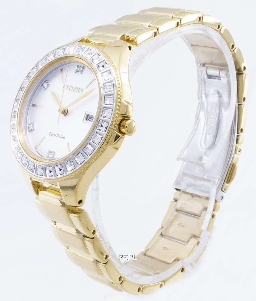 Citizen Silhouette Eco-Drive FE1192-58A Swarovski Crystal Women's Watch