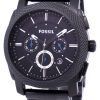 Fossil Machine Chronograph Black IP Stainless Steel FS4552 Mens Watch