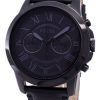 Fossil Grant Chronograph Black Leather FS5132 Mens Watch