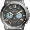 Fossil Grant Chronograph Quartz Gunmetal Dial FS5183 Mens Watch