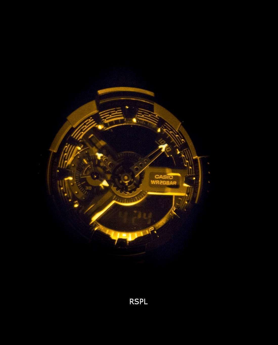 g shock ga 110 gold