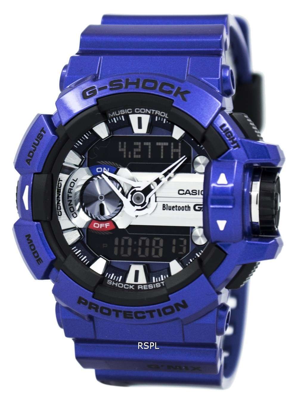 Casio G-Shock G'MIX Bluetooth Smart World Time Analog-Digital GBA-400-2A Men's Watch