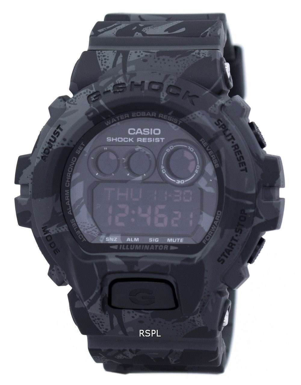 Casio G-Shock Camoflague Series Chrono Alarm Digital GD-X6900MC-1 GDX6900MC-1 Men's Watch