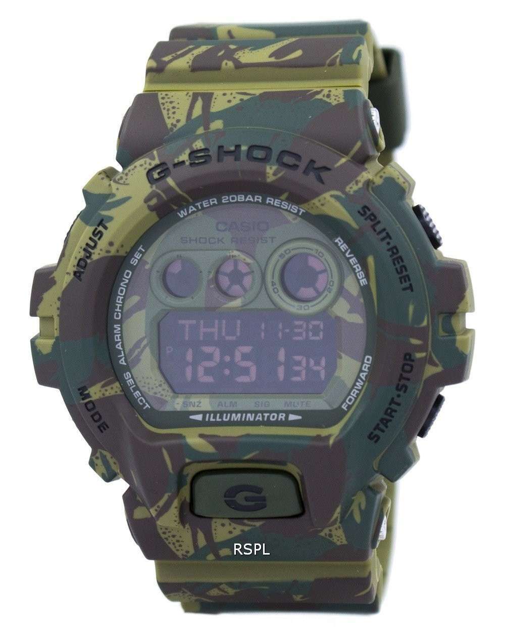Casio G-Shock Camoflague Series Chrono Alarm Digital GD-X6900MC-3 GDX6900MC-3 Men's Watch
