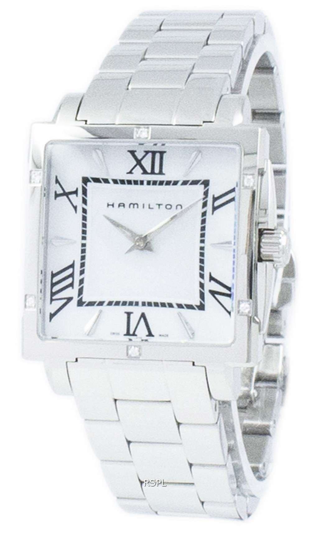 Hamilton Jazzmaster American Classics Square Quartz H32291114 Women's Watch