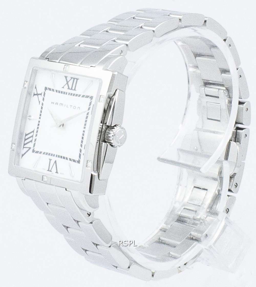 Hamilton Jazzmaster American Classics Square Quartz H32291114 Women's Watch