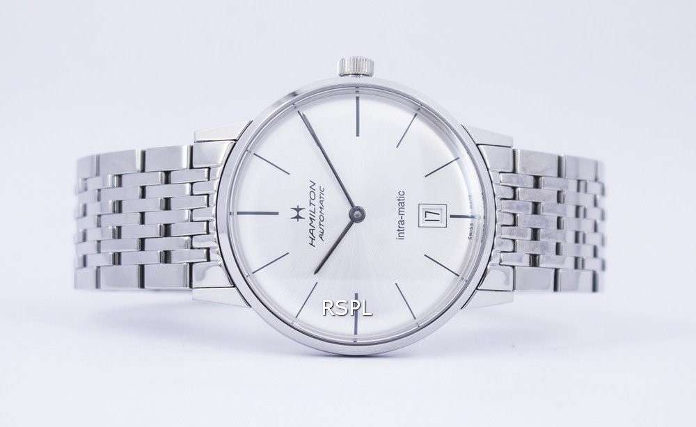 Hamilton Automatic Intra-Matic Silver Dial H38455151 Mens Watch