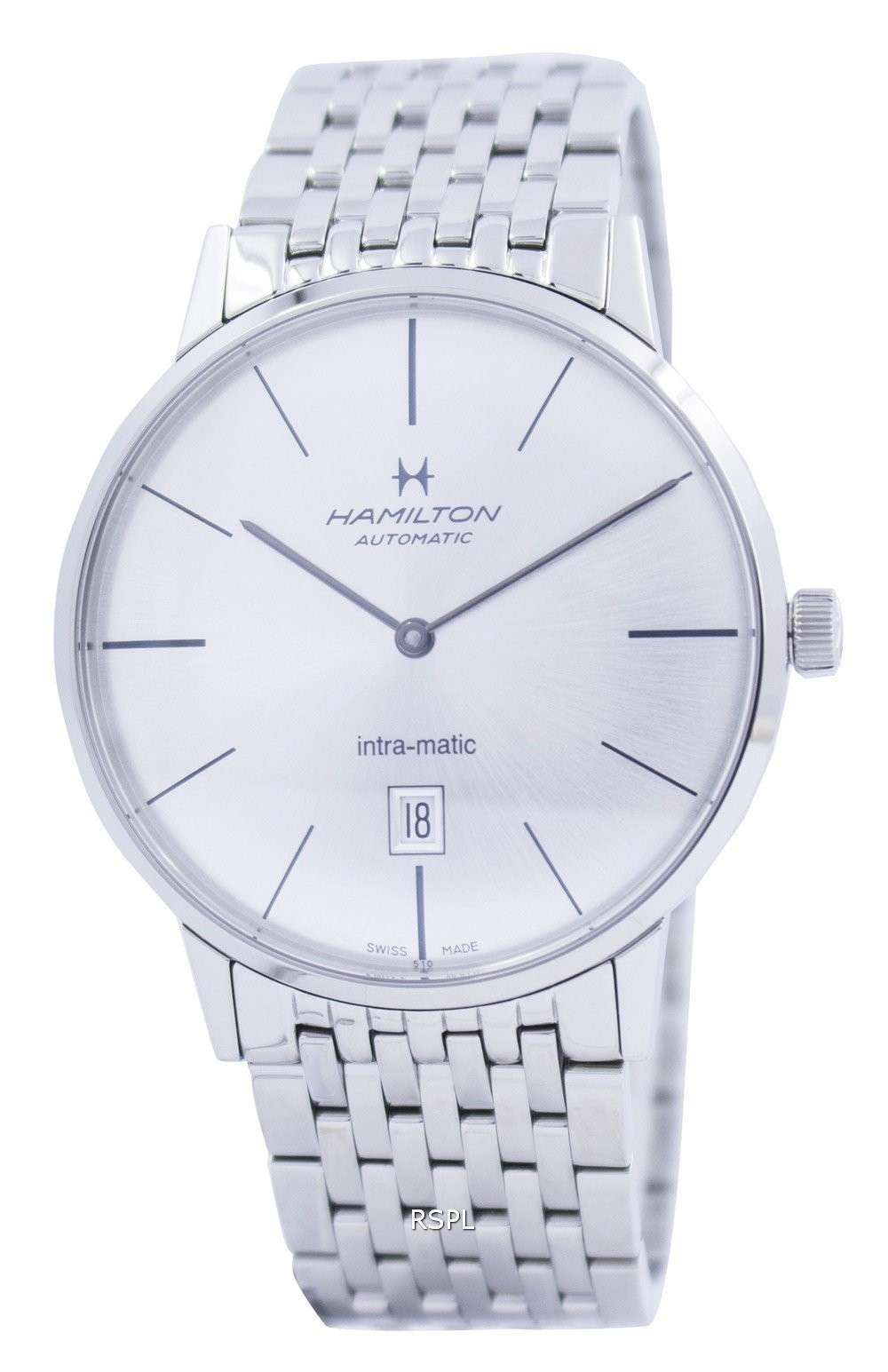 Hamilton Automatic Intra-Matic Untra-slim H38755151 Mens Watch