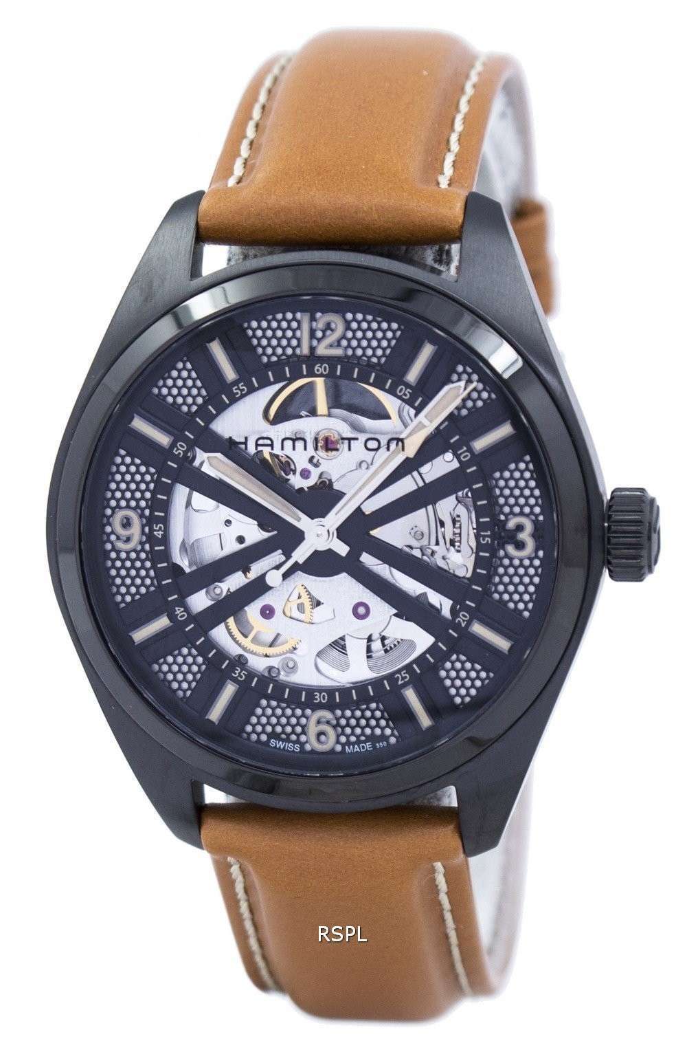 Hamilton Khaki Field Automatic Skeleton H72585535 Men's Watch