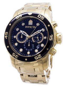 Invicta Pro-Diver Chronograph Gold Tone 200M INV0072/0072 Mens Watch
