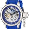 Invicta Russian Diver Skeleton Blue Strap INV1089/1089 Mens Watch