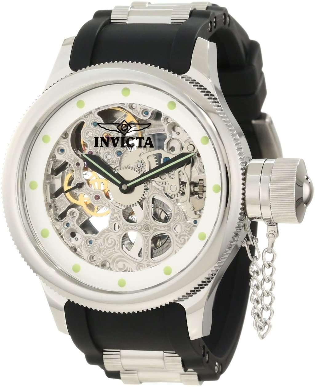 Invicta Russian Diver Skeleton Dial 1242 Mens Watch
