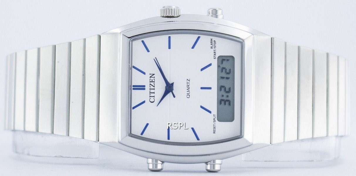 Citizen Quartz Alarm Chronograph Analog Digital JM0540-51A Men's Watch