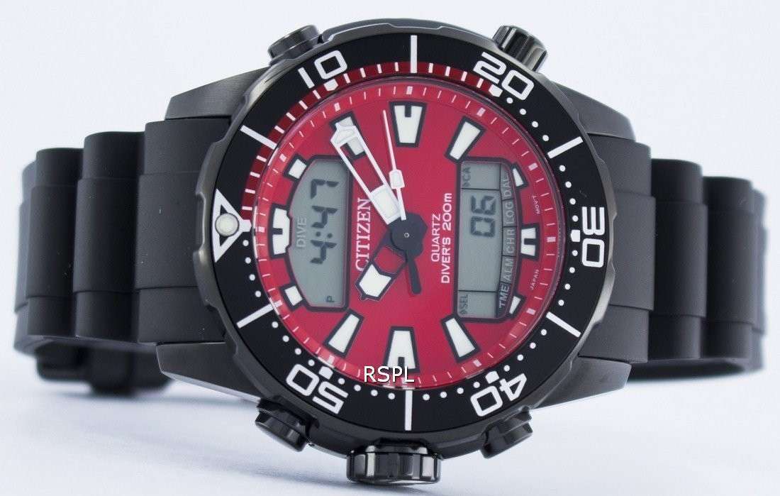 Citizen Aqualand Promaster Diver's 200M Analog Digital JP1095-15X Men's Watch