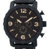 Fossil Nate Chronograph Brown Dial JR1356 Mens Watch
