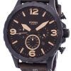 Fossil Nate Chronograph Brown Leather JR1487 Mens Watch