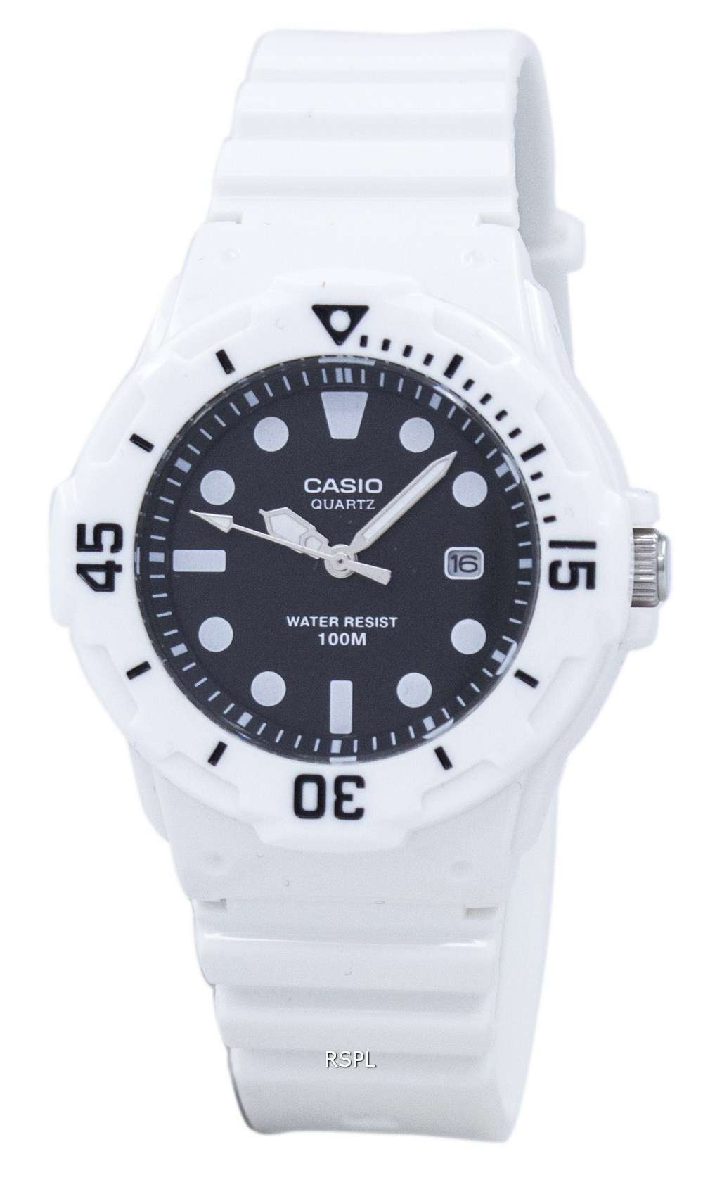 Casio Enticer Analog Black Dial LRW-200H-1EVDF LRW200H-1EVDF Women's Watch