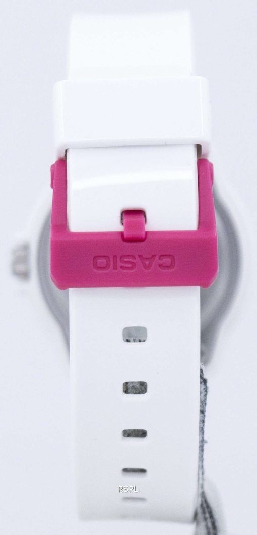 Casio Analog Hot Pink White Dial LRW-200H-4BVDF LRW200H-4BVDF Women's Watch