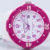 Casio Analog Hot Pink White Dial LRW-200H-4BVDF LRW200H-4BVDF Women's Watch