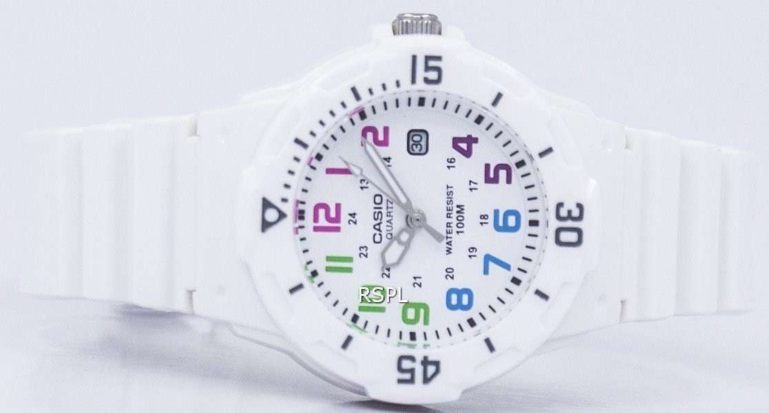 Casio Enticer Analog White Dial LRW-200H-7BVDF LRW200H-7BVDF Women's Watch
