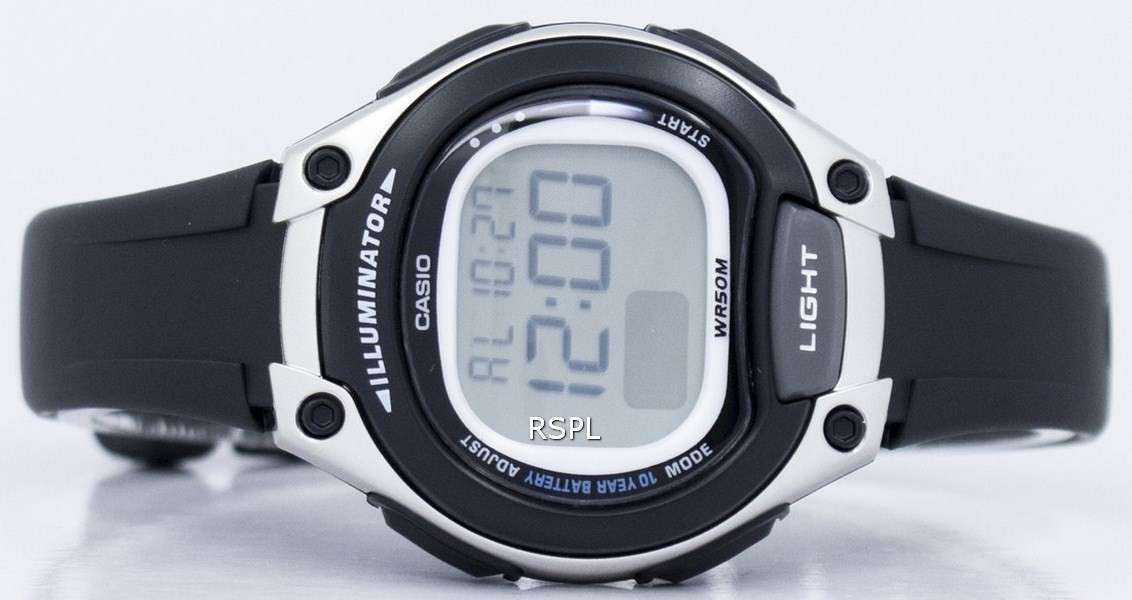 Casio Illuminator Dual Time Alarm Digital LW-203-1AV LW203-1AV Women's Watch