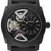 Fossil Mechanical Twist Black Leather ME1121 Mens Watch