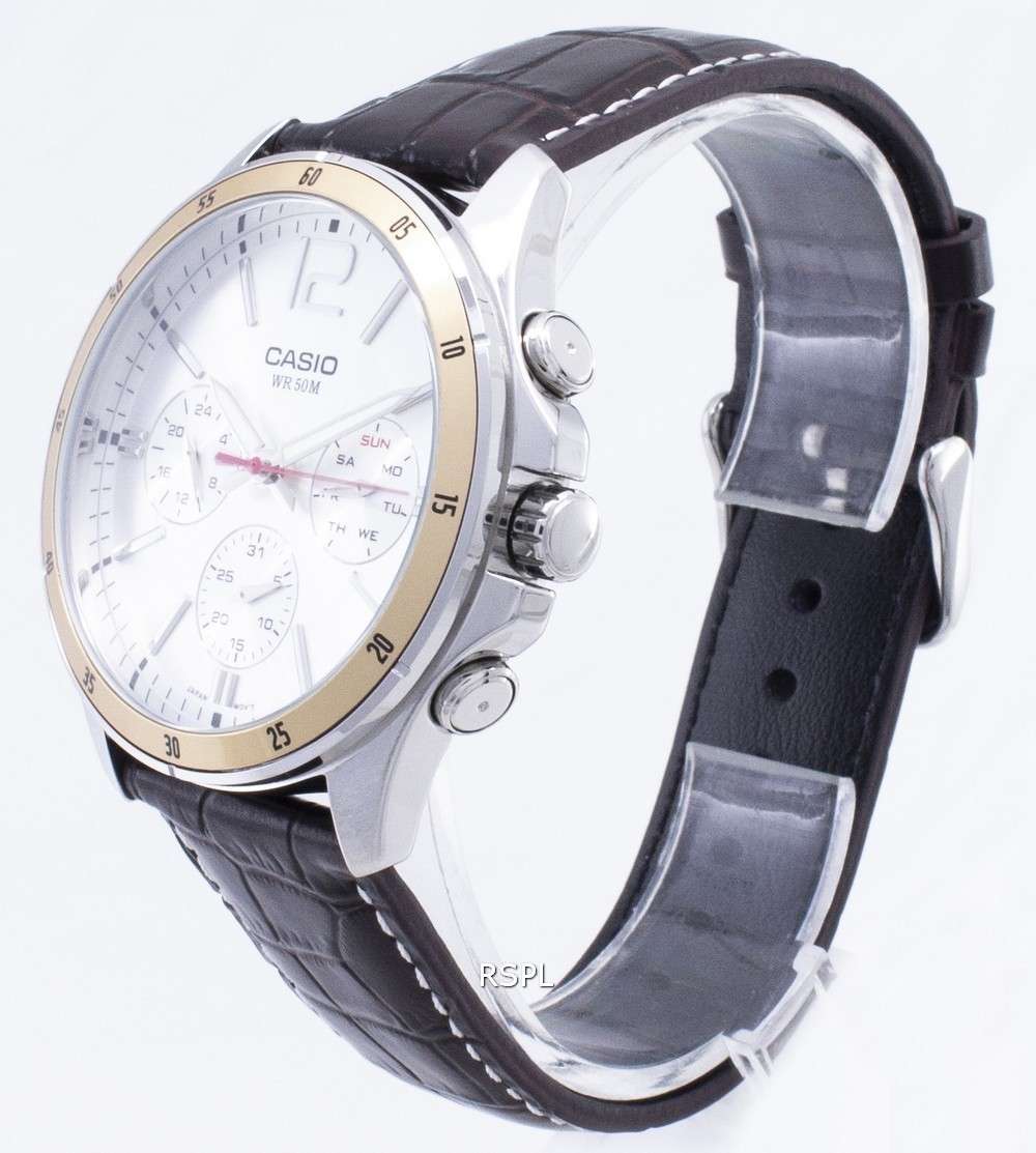 Casio Enticer MTP-1374L-7AV MTP1374L-7AV Chronograph Analog Men's Watch -  Zetamarket