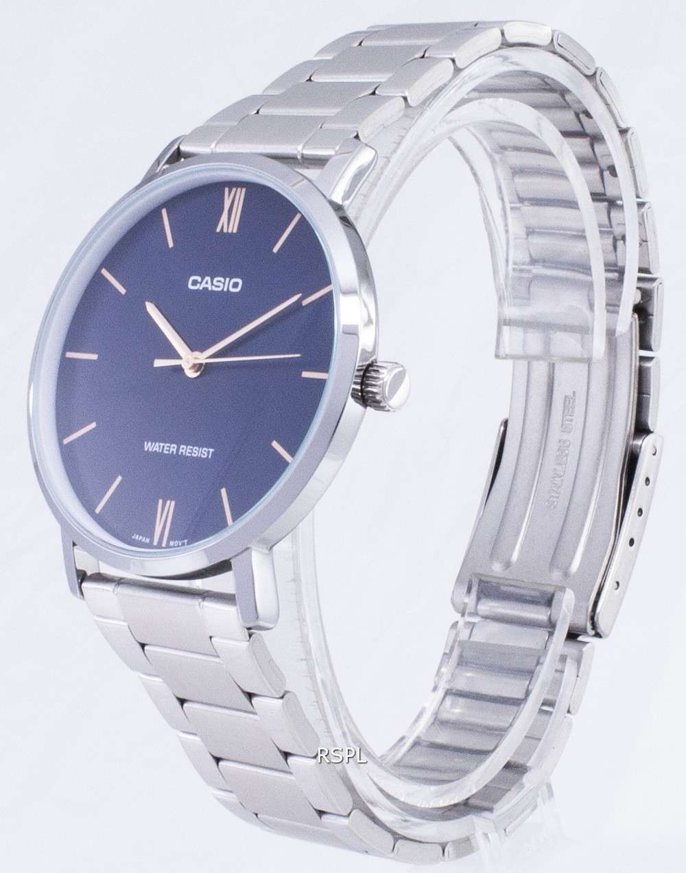 Casio Quartz MTP-VT01D-2B MTPVT01D-2B Analog Men's Watch