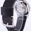 Seiko 5 Sports SNZG15J1-LS14 Japan Made Black Leather Strap Men's Watch