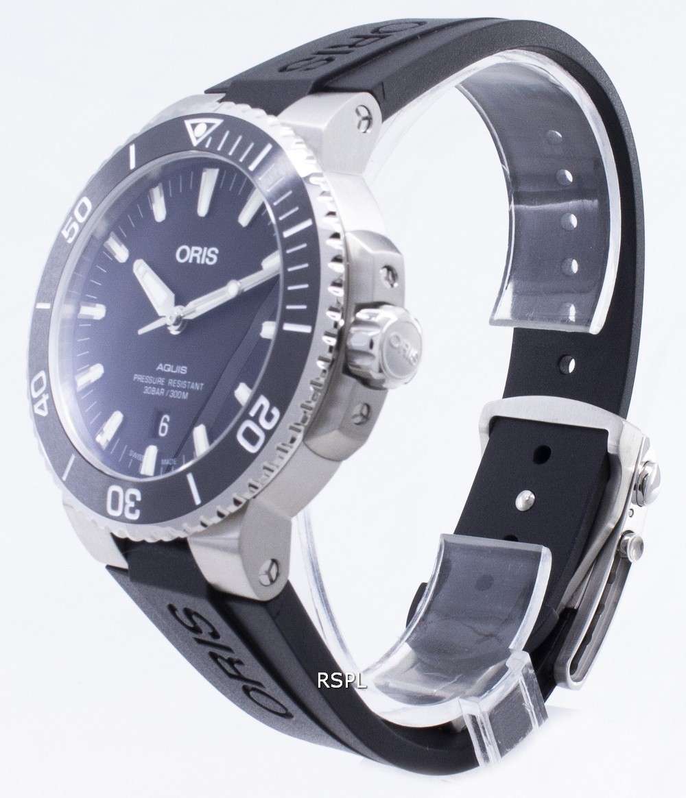 Oris Aquis Date 01 733 7730 4124-07 4 24 64EB 01-733-7730-4124-07-4-24-64EB Automatic 300M Men's Watch