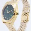 Nixon Time Teller Gold Tone Green Sunray A045-1919-00 Mens Watch