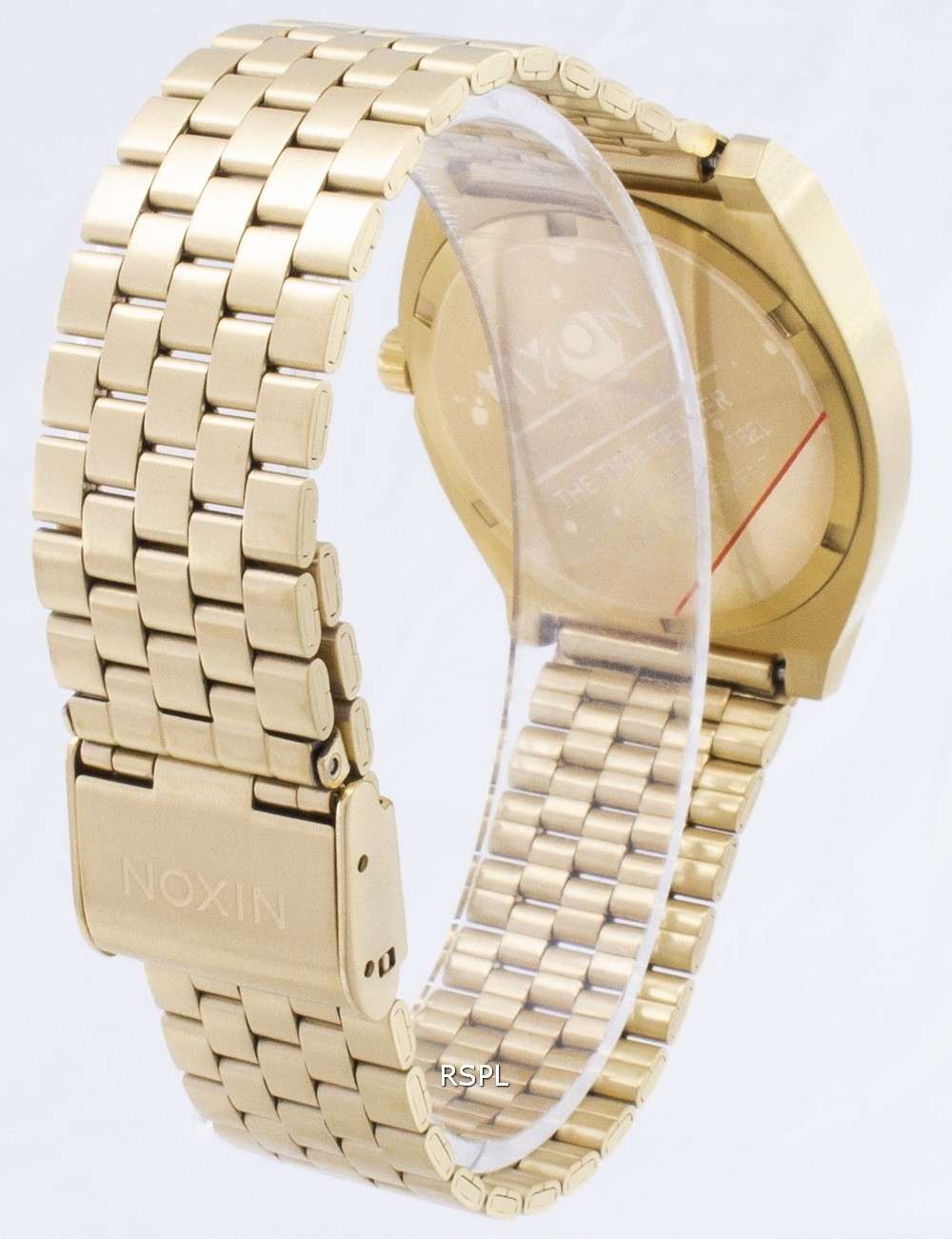 Nixon Time Teller Gold Tone Green Sunray A045-1919-00 Mens Watch
