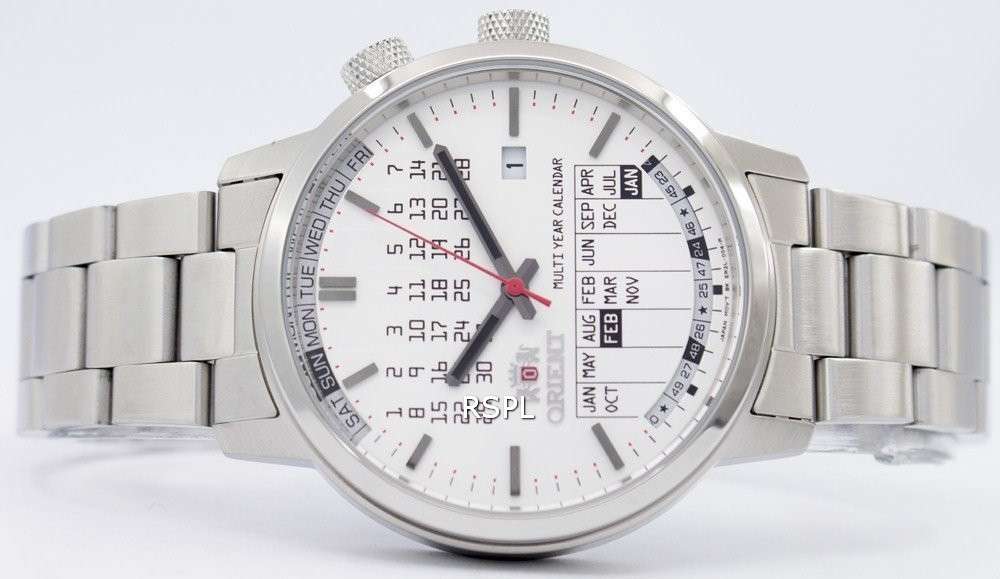 Orient Stylish And Smart Multi-Year Calendar ER2L004W Mens Watch