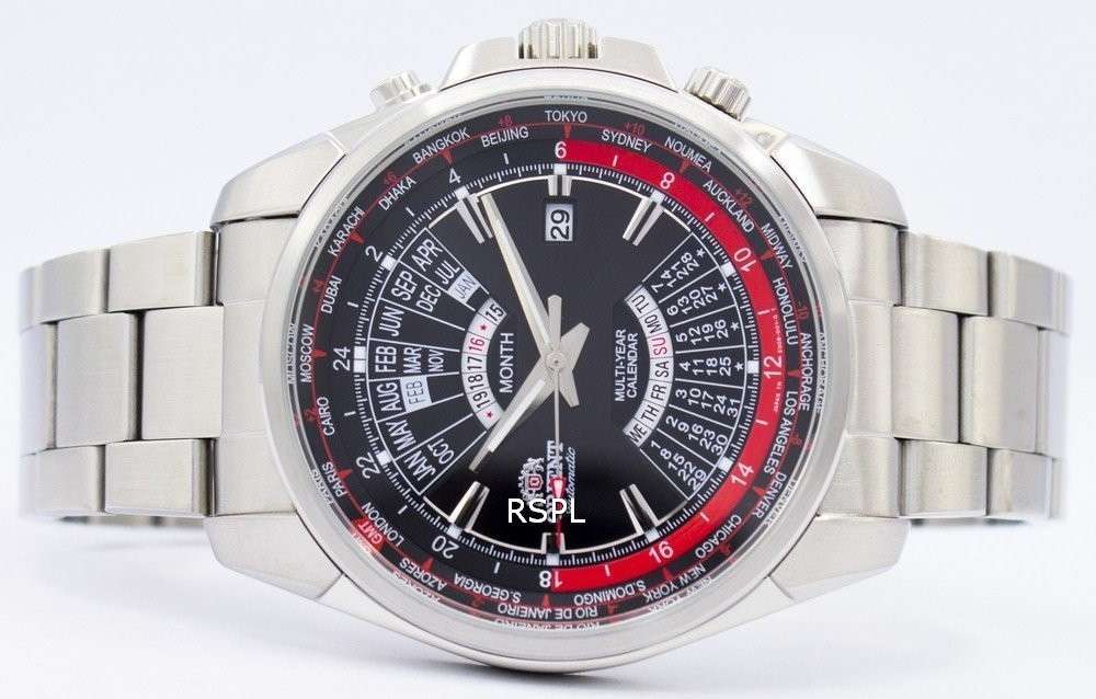Orient Automatic Multi Year Calendar World Time EU0B001B Mens Watch