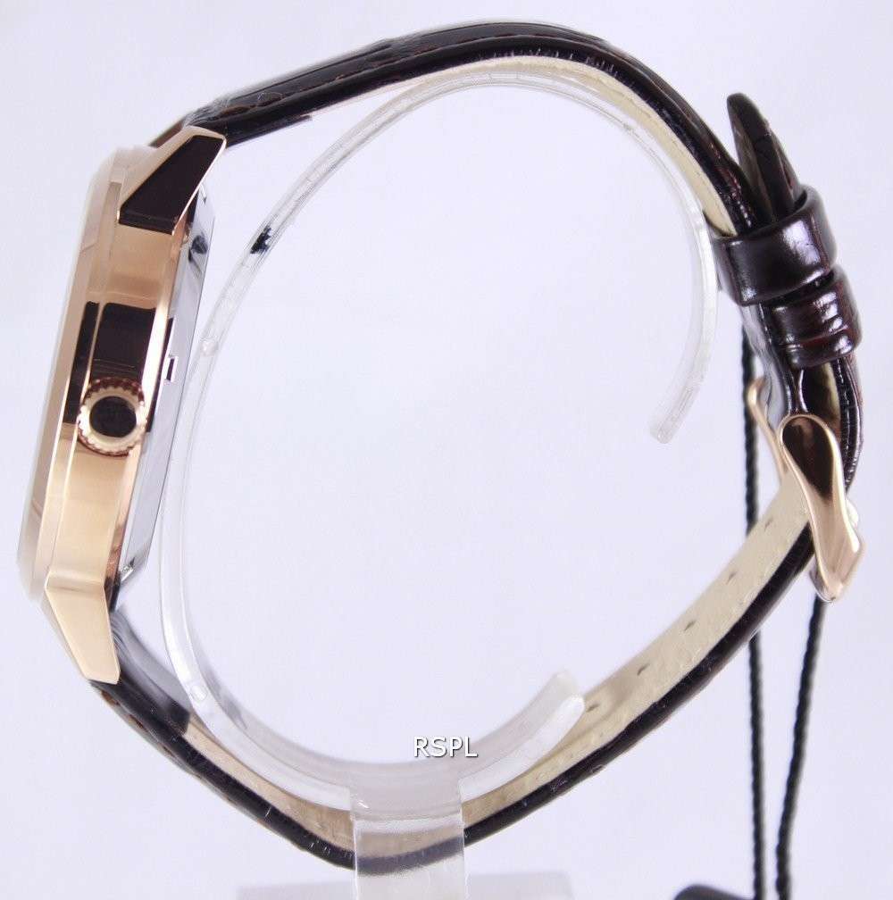 Orient Classic Automatic Brown Dial Leather Strap EV0U002T Men's Watch