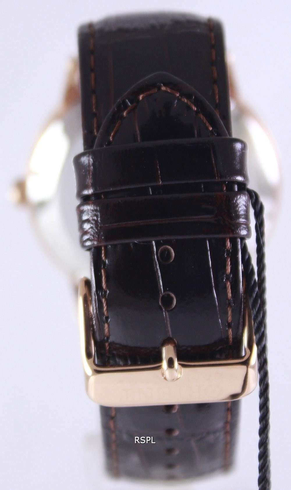 Orient Classic Automatic Brown Dial Leather Strap EV0U002T Men's Watch