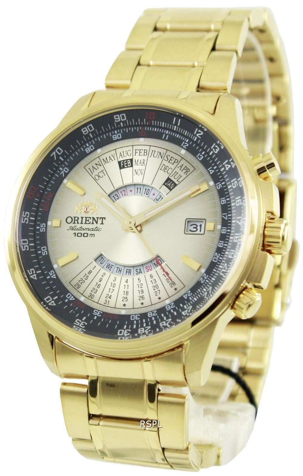 Orient Automatic 100M WR Perpetual Calendar FEU07004UX Mens Watch Zetamarket