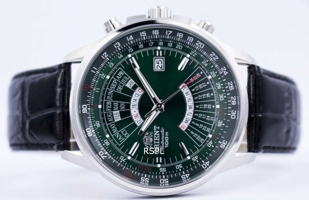 Orient Automatic Multi Year Calendar 100M FEU0700CFH Mens Watch
