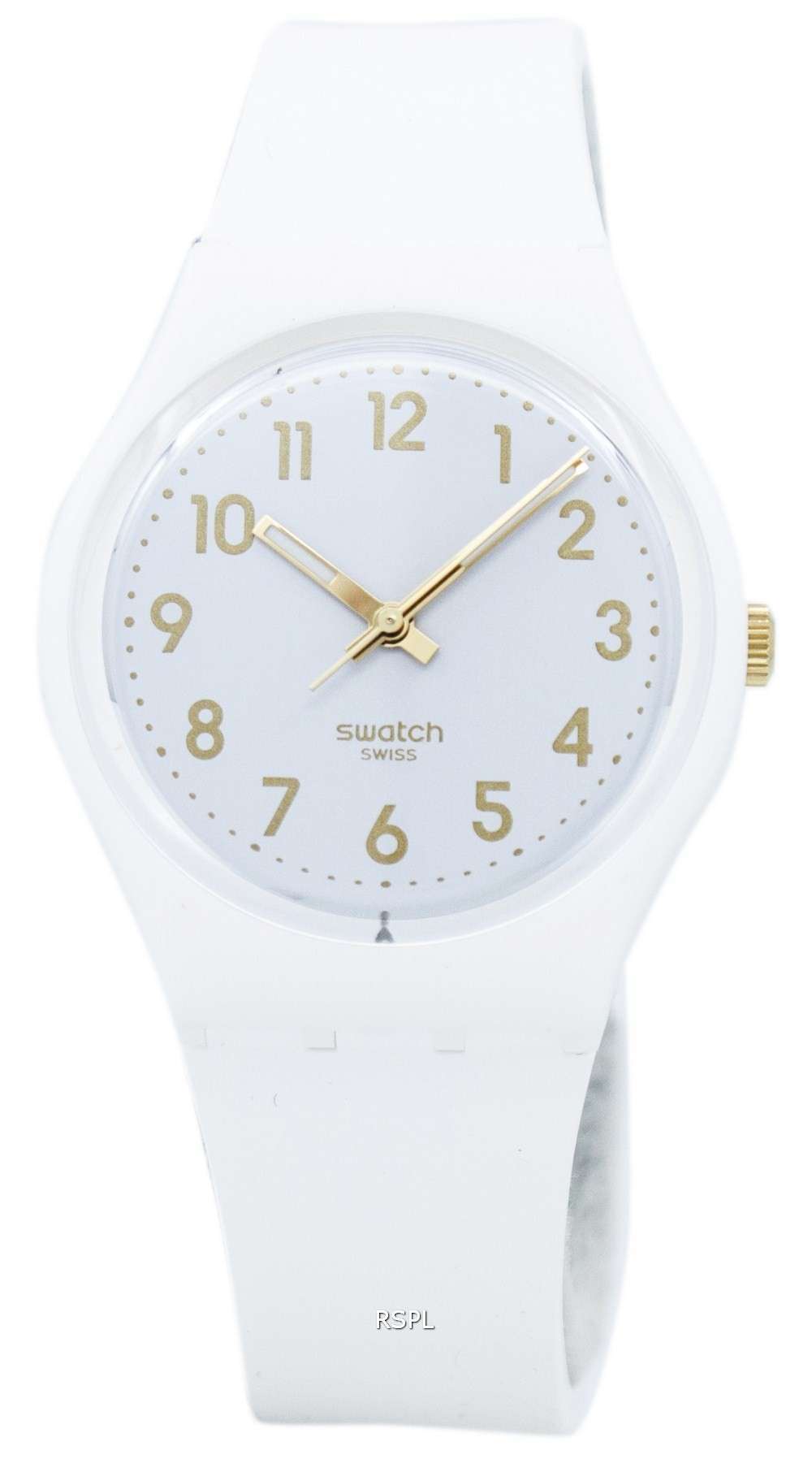 Swatch Originals White Bishop Quartz GW164 Unisex Watch