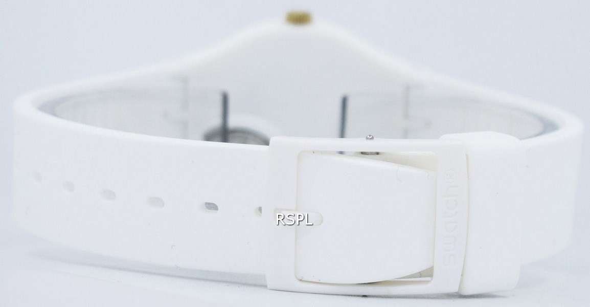 Swatch Originals White Bishop Quartz GW164 Unisex Watch