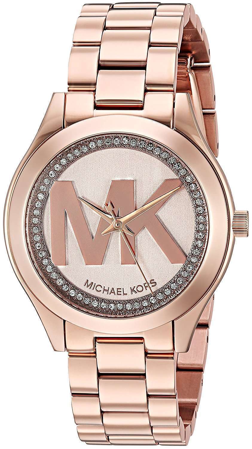 Michael Kors Mini Slim Runway Quartz Diamond Accent MK3549 Women's Watch