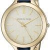 Michael Kors Slim Runway Gold Dial MK4309 Womens Watch