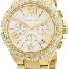 Michael Kors Camille Chronograph Gold-Tone Crystals MK5756 Womens Watch