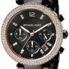 Michael Kors Parker Chronograph Black Dial MK5885 Womens Watch
