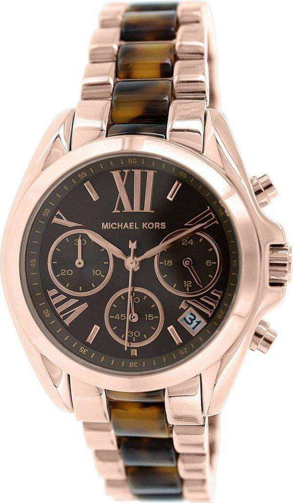 michael kors tortoise watch women's