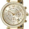 Michael Kors Parker Multi-Function Champagne Dial MK6238 Womens Watch