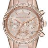 Michael Kors Ritz Chronograph Quartz Crystal Accent MK6307 Women's Watch