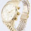 Michael Kors Lexington Chronograph Champagne Dial MK8281 Mens Watch